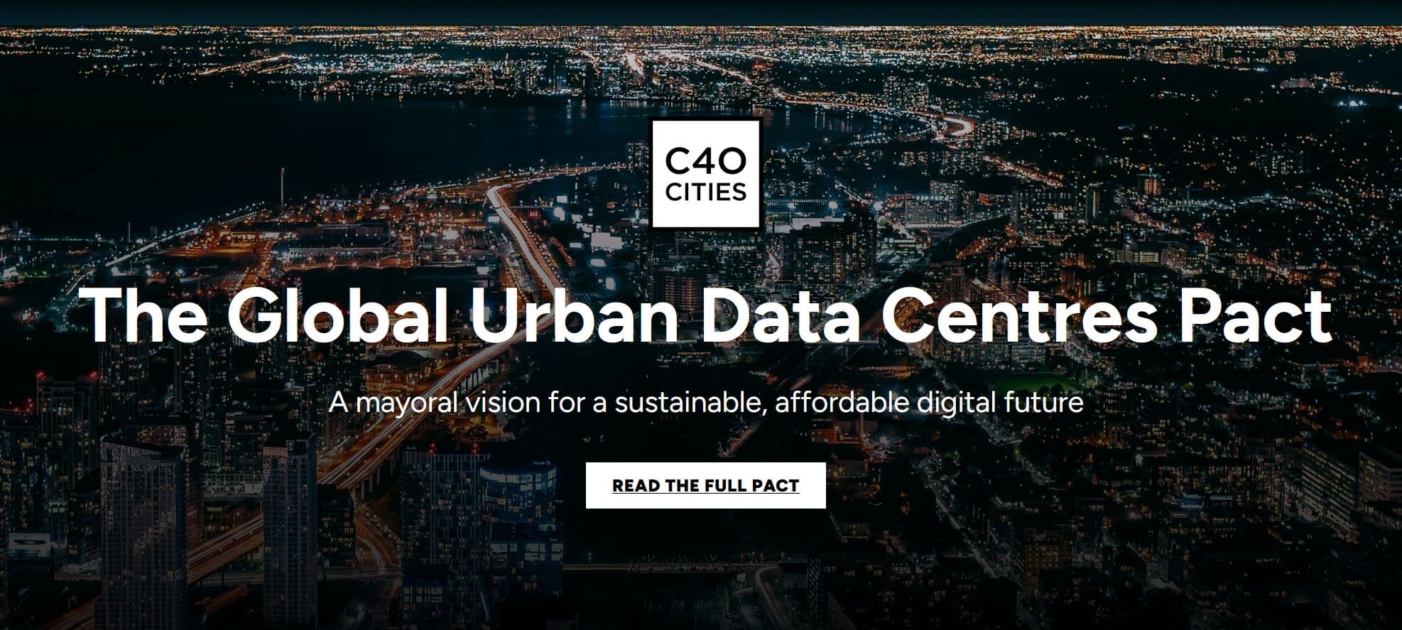 AI時代のデータセンターは都市と共存できるか C40が協定を発表