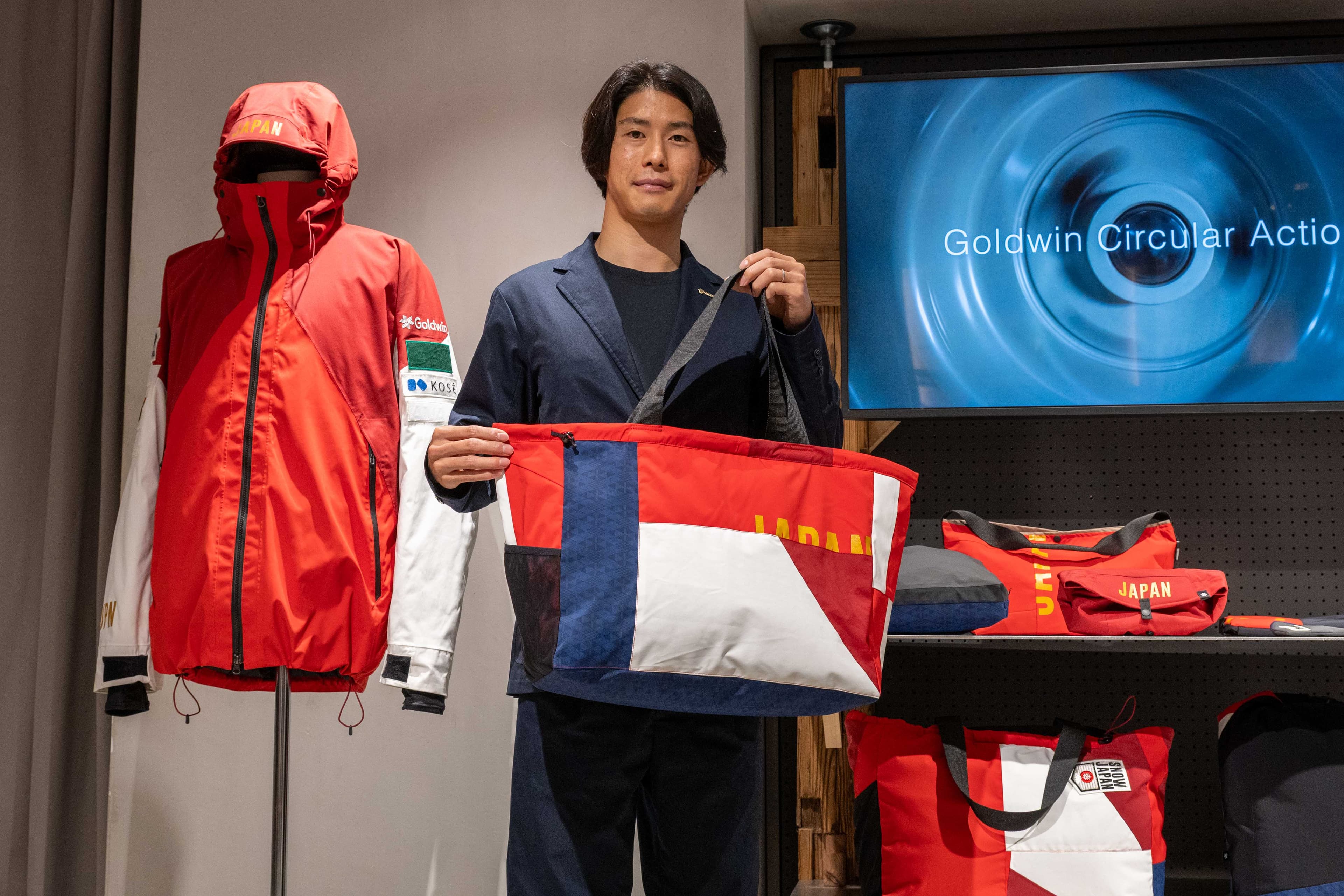 ゴールドウイン、モーグル日本代表ユニフォームをアップサイクル 選手支援と循環両立